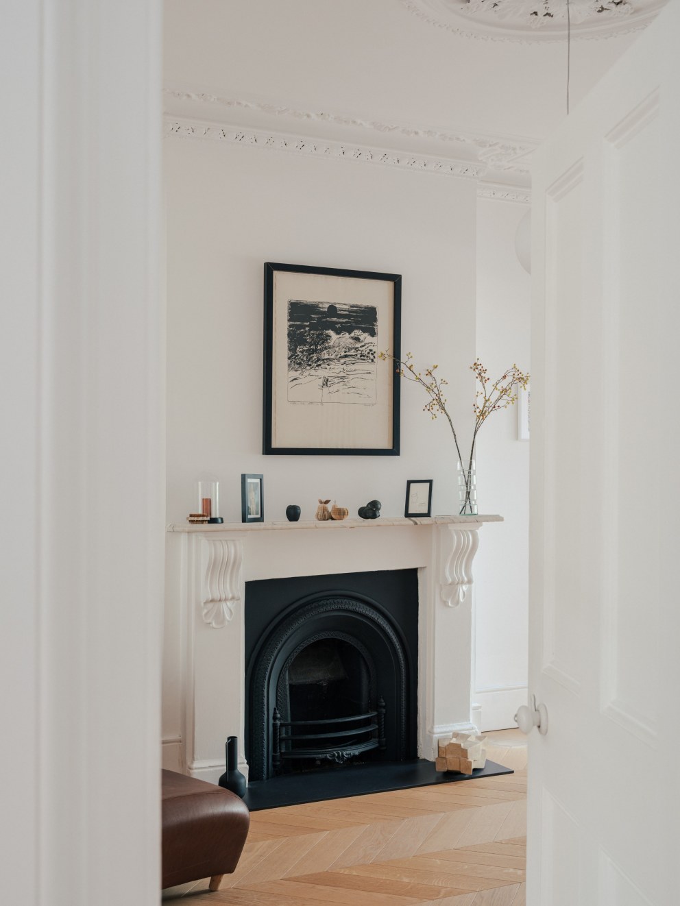 North London Victorian Villas | Fireplace to reading room | Interior Designers